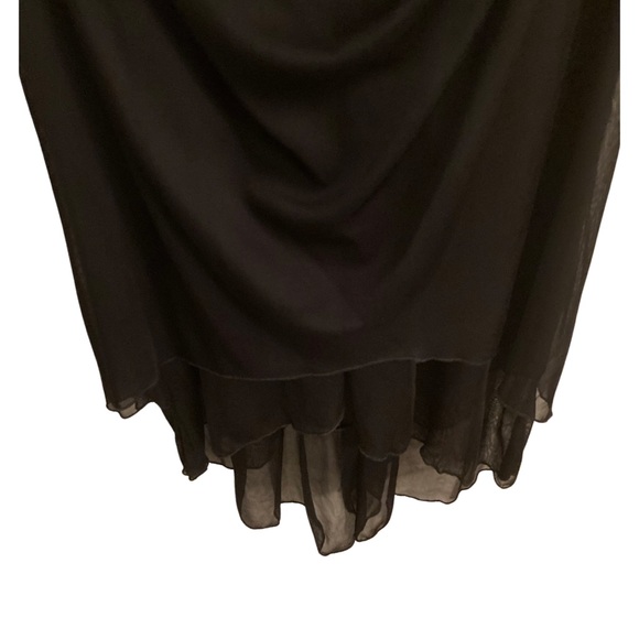 Dress Barn Petite Collection Black Cocktail Dress With Straps NWT Size 10P - Picture 5 of 6